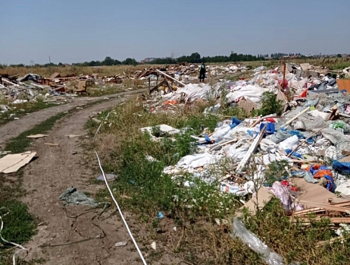 В Краснодаре обнаружена несанкционированная свалка